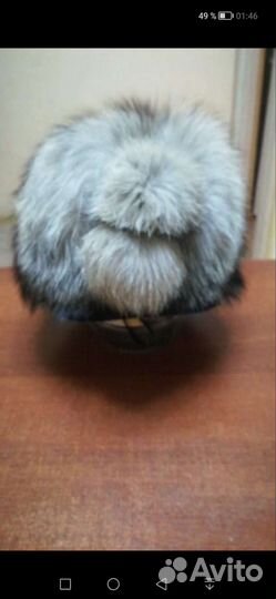 Шапка из песца женская