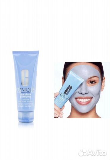 Clinique Маска-Скраб с Глиной и Углём 100ml