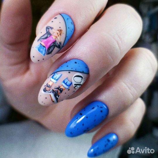 Маникюр, покрытие гель-лак, наращивание ногтей