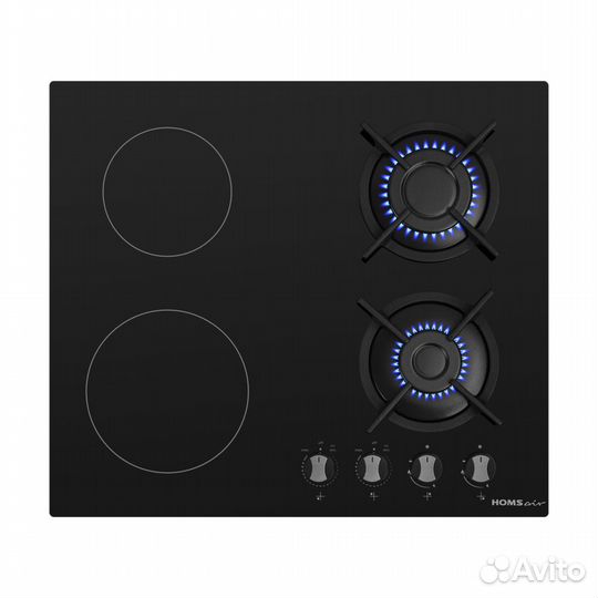 Комбинированная варочная панель homsair HG641VBK