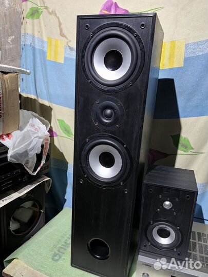 Колонки Swen+ ресивер Yamaha c Bluetooth