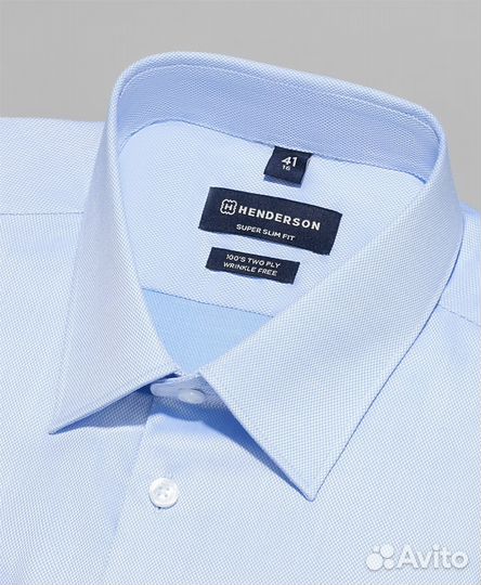 Рубашка Henderson Хлопковая Super Slim Fit