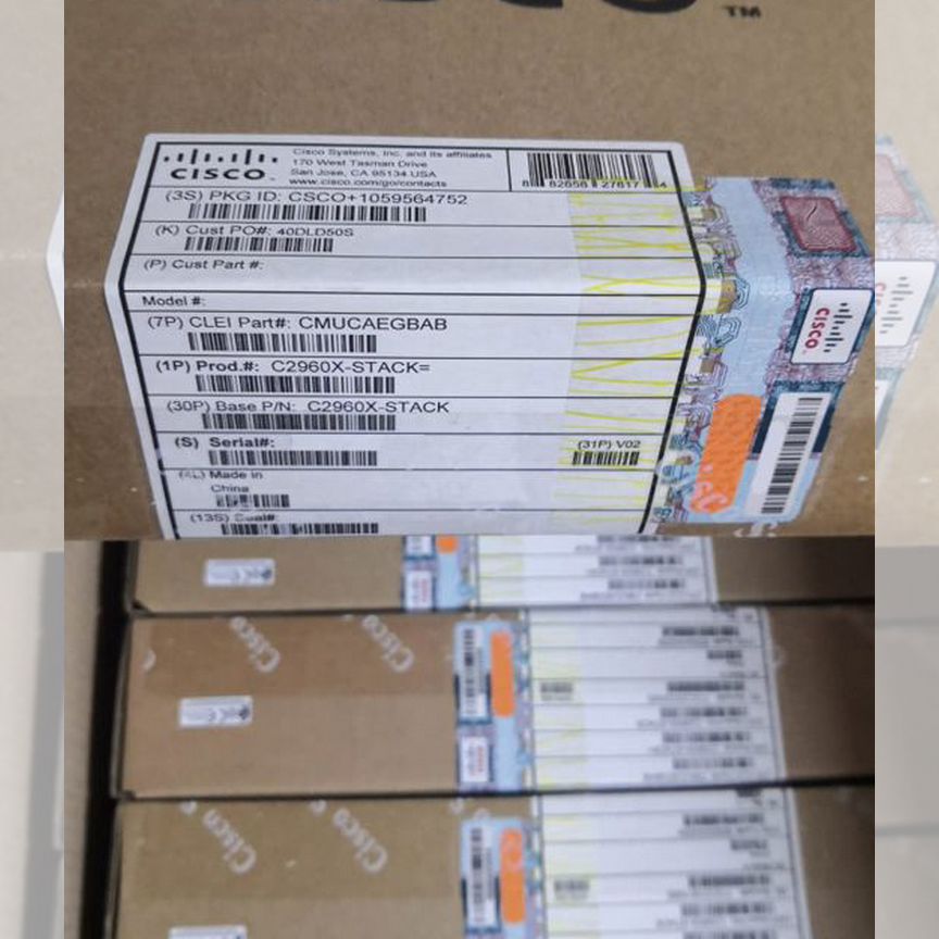 [2960X-STACK] Модуль Cisco Оригинальный Под Рф 20 Шт 2960x-Stack