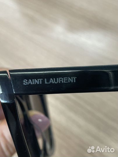 Солнцезащитные очки saint laurent кошачий глаз