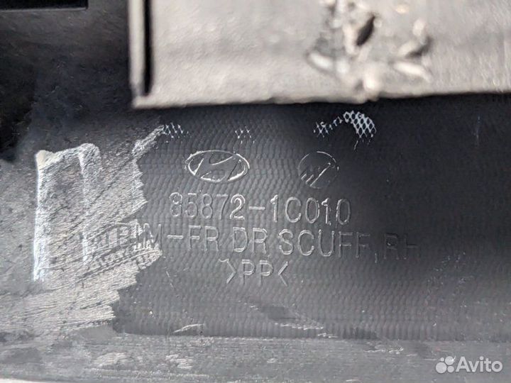 Накладка порога (внутренняя) передняя правая