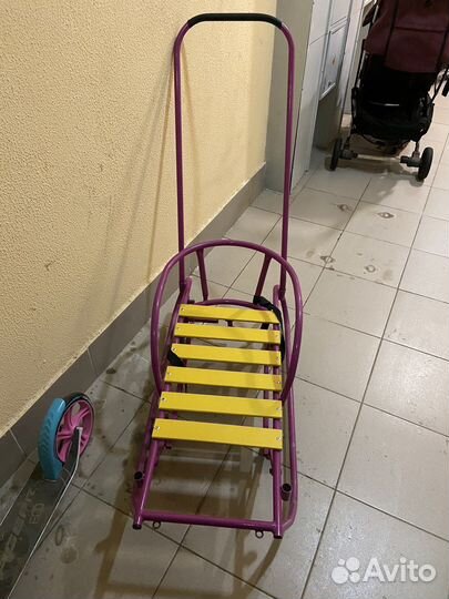 Санки на колесах