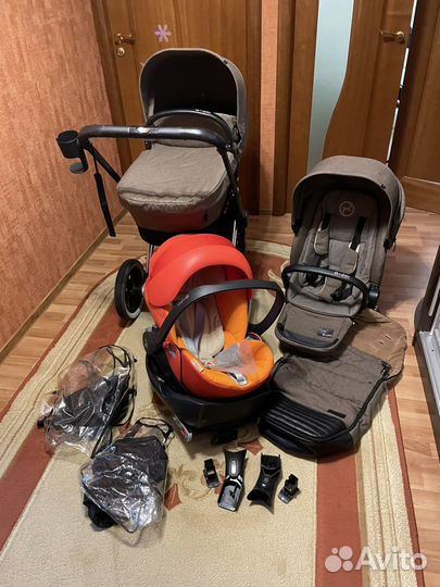 Коляска Cybex Priam LUX 3 в 1 с базой isofix