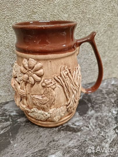 Кружка пивная с дулей