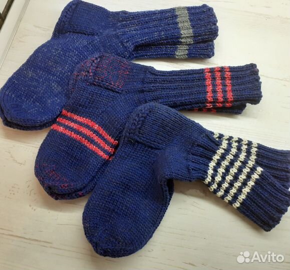 Носки вязаные.Размер-23, 25