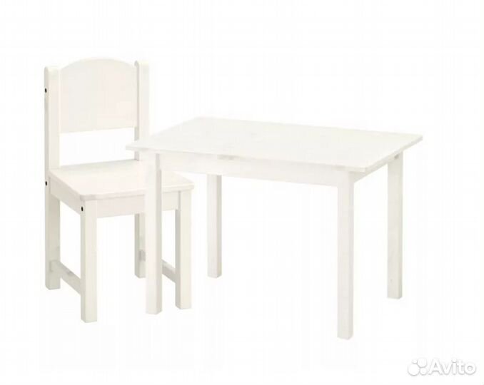 Столик и стульчик для детей Икея