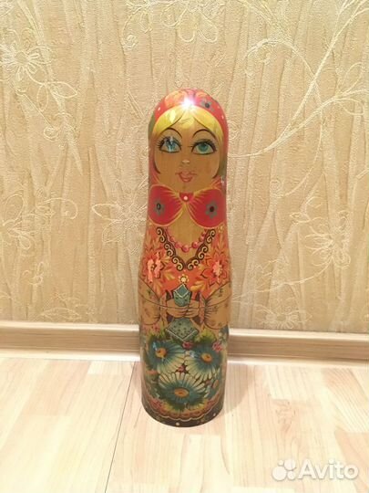 Матрешка-футляр для бутылки