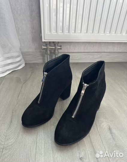 Ботильоны натуральная замша 38