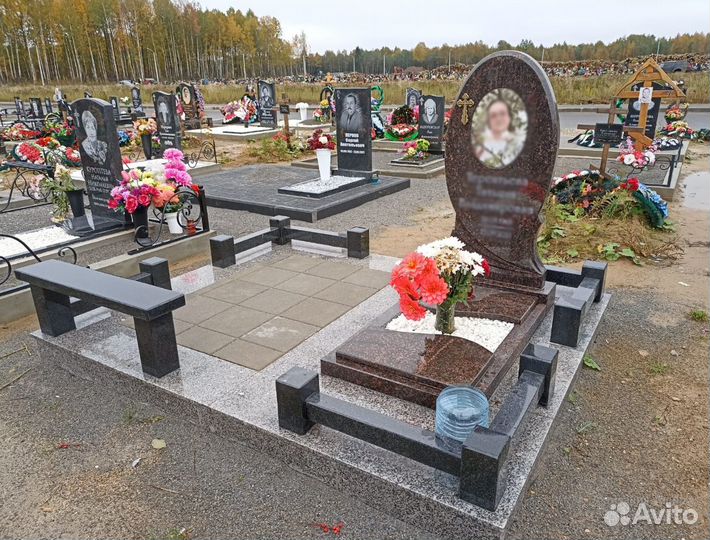 Памятники, благоустройство.Череповец фирма Обелиск