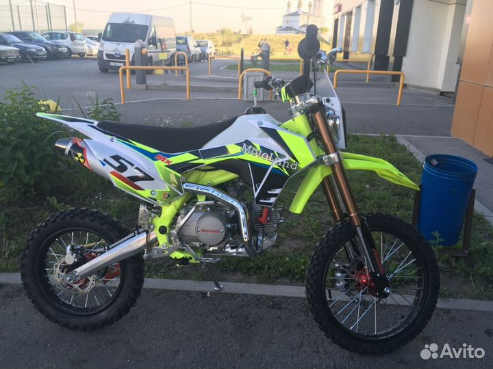 Питбайк Motoland MX125 зеленый