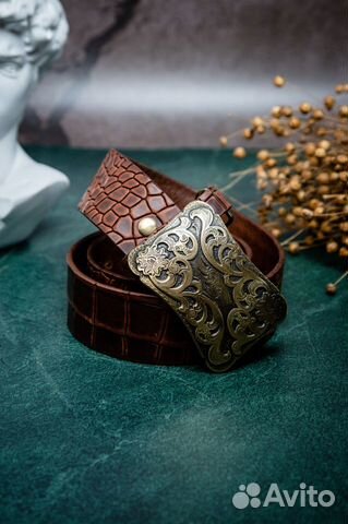 Ремень, ширина 40 мм ручная работа