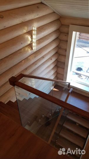 Стеклянные перила, оргаждения