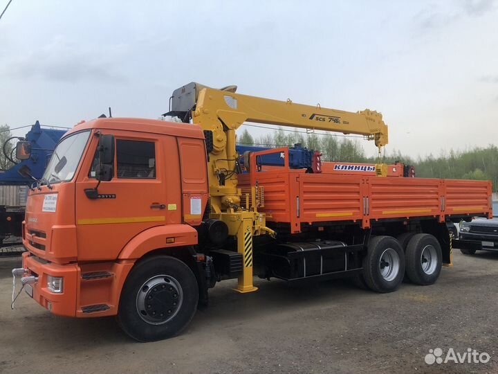 КАМАЗ 65115 с КМУ, 2017