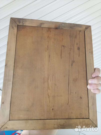 Икона Николай Чудотворец масло 19 век аналой