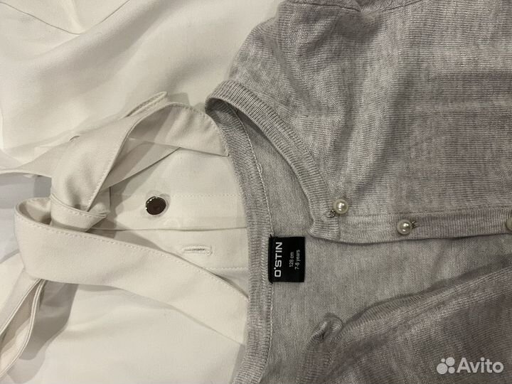 Блузки школьные 122 128 пакетом