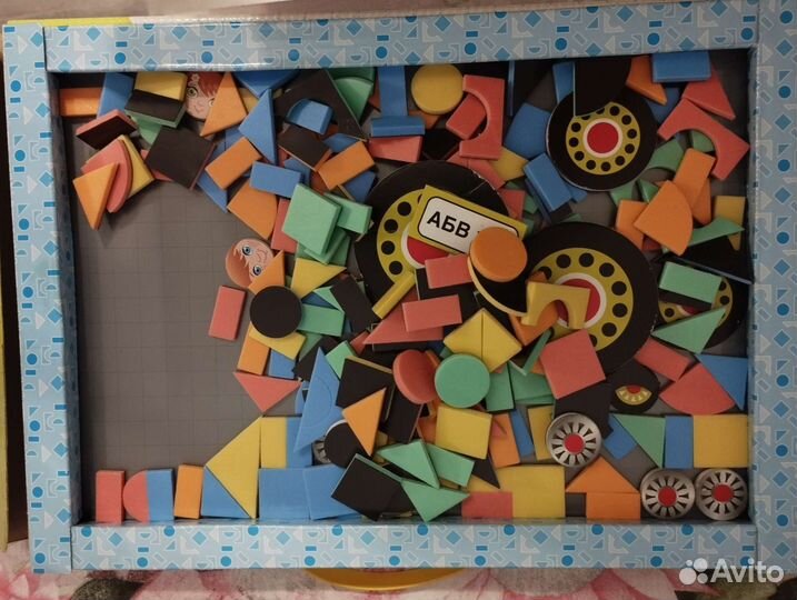 Конструктор деревянный и магнитная мозаика