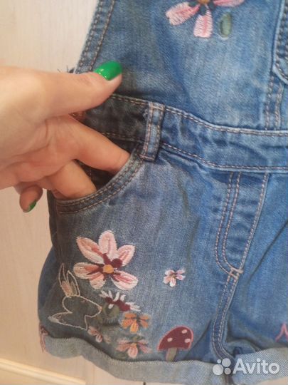 Джинсовые шорты для девочки