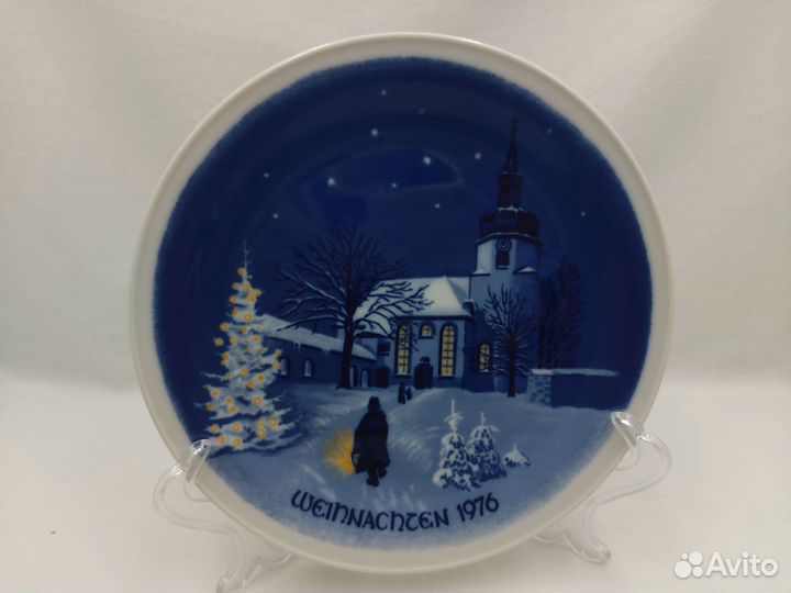 Настенная декоративная тарелка* рождество *Schönwa