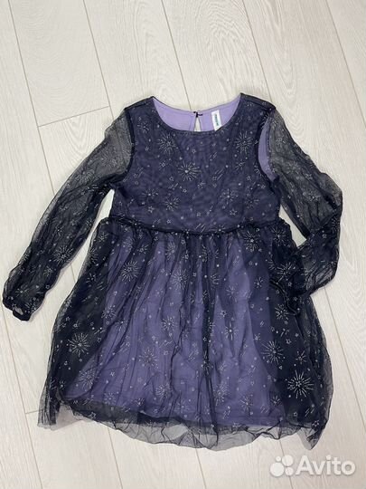 Платье с блестками 134