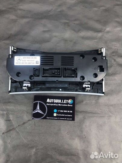 Блок климат контроля Мерседес w204 A2048300590