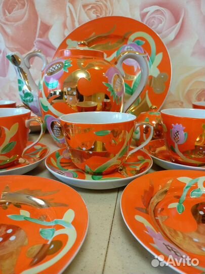 Сервиз столовый Золотой олень Дулево