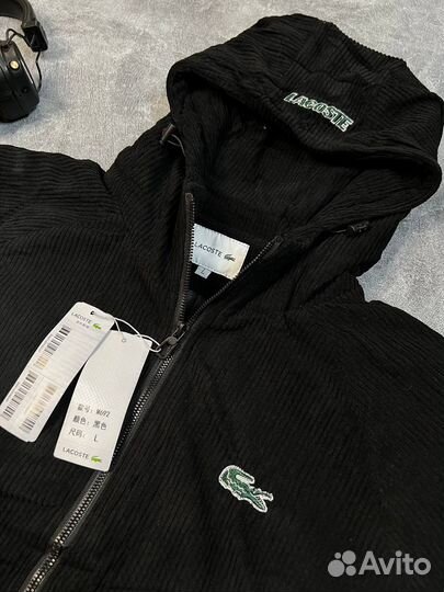 Мужская осенняя куртка Lacoste вельвет