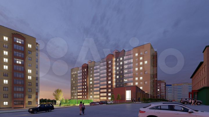 2-к. квартира, 40,1 м², 9/10 эт.