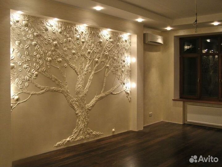 Роспись стен, декоративная штукатурка, художник