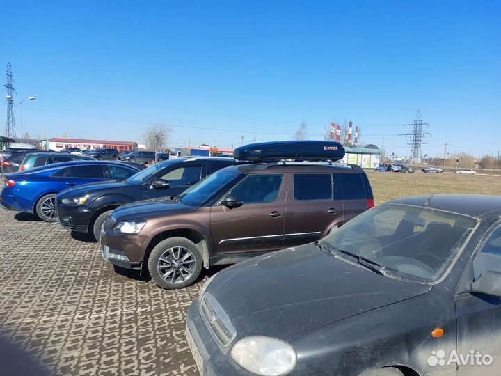 Бокс на крышу Inno Shadow 14, (180х83х34) Черный