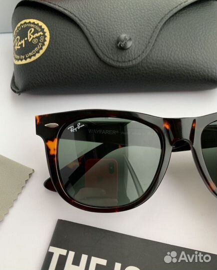 Очки ray ban wayfarer 54 зеленые