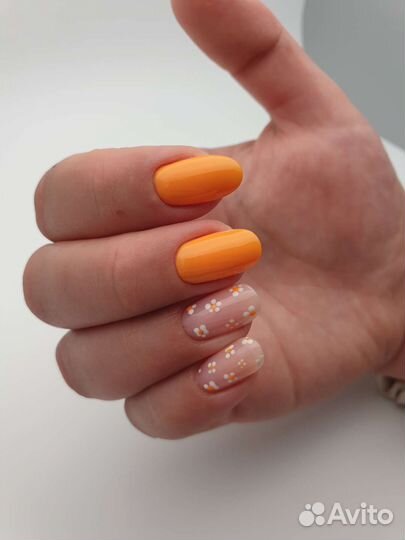 Маникюр с покрытием гель лаком