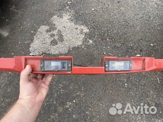 Планка на номер задняя