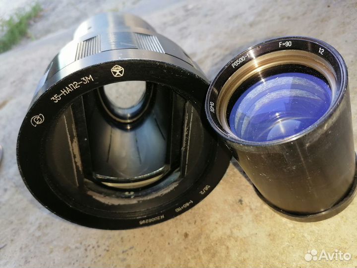Объектив ро-500 ; Анаморфотная насадка