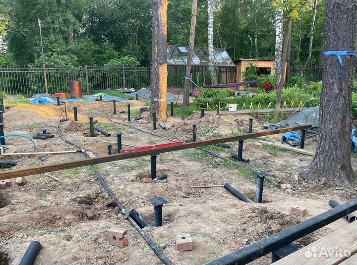 Винтовые сваи под ключ