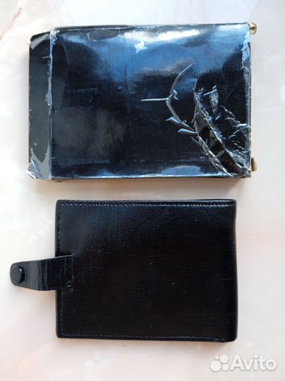 Винтажный кошелек Monarch из натуральной кожи
