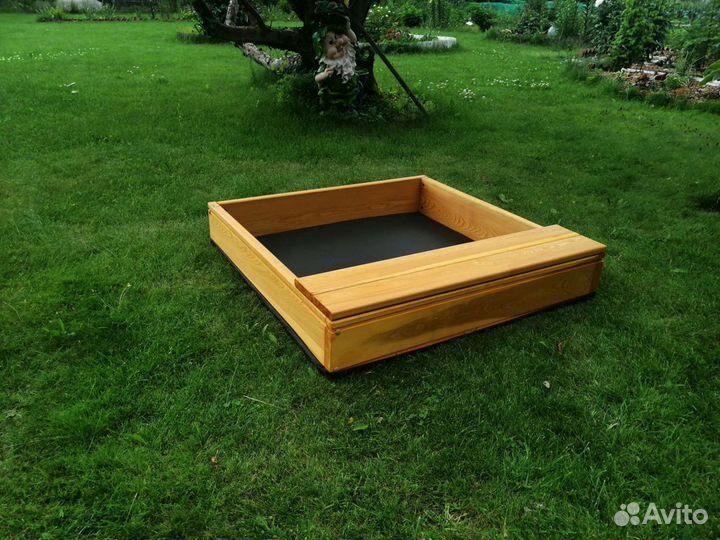 Песочница быстросборная с тентом, 83х83 см