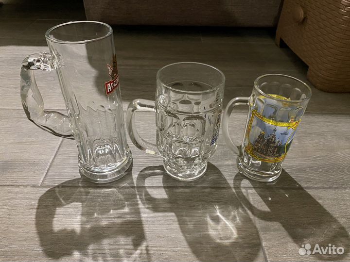 Пивные кружки набор 3 шт