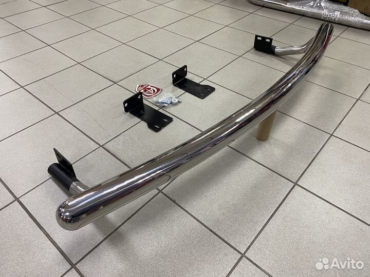 Защита заднего бампера Hyundai Santa Fe SM 2000+