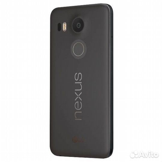 Задняя крышка для LG Nexus 5X (H791), чёрная (Б/У)