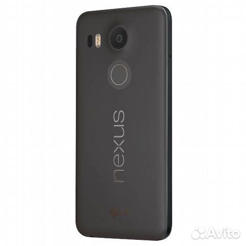 Задняя крышка для LG Nexus 5X (H791), чёрная (Б/У)