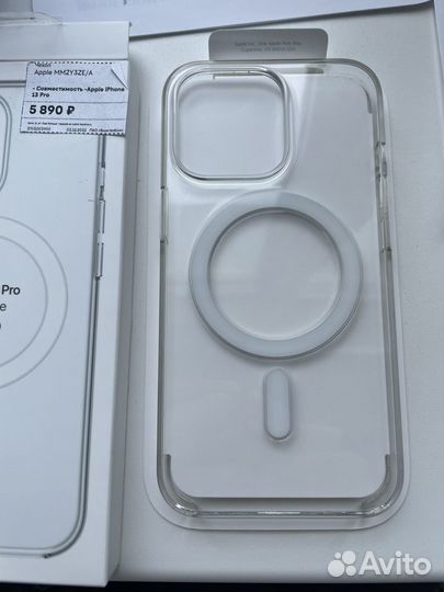 Оригинальный чехол на iPhone 13 pro clear case