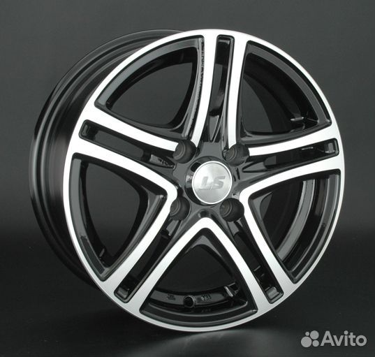 LS wheels LS570 : 7x16 5*114,3 Et:43 Dia:73,1 BKF