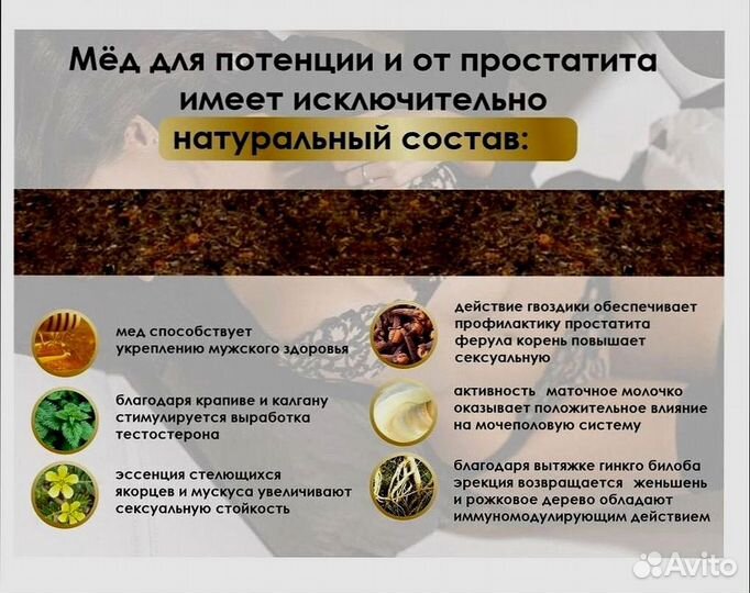 Чудо мёд от мужских невзгод