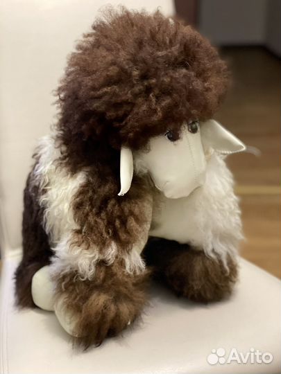 Баран или овечка натуральная шерсть подушка