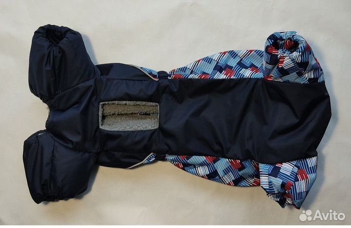 Зимний комбинезон для таксы крупной