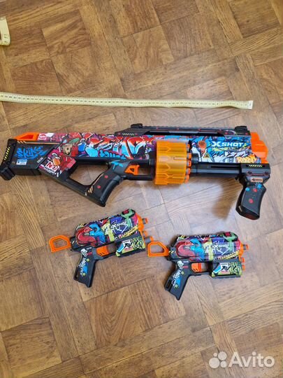 Детский автомат бластер с мягкими пулями бу